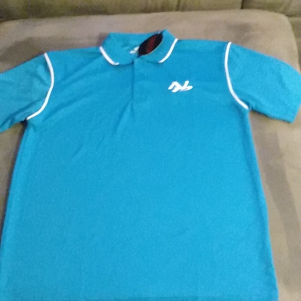 Blue Natural Pump Button Down Polo